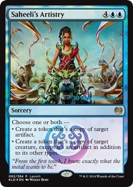 Image for Saheeli's Artistry (62) (Launch Party & Release Event Promos) (LARP) - Magic: The Gathering