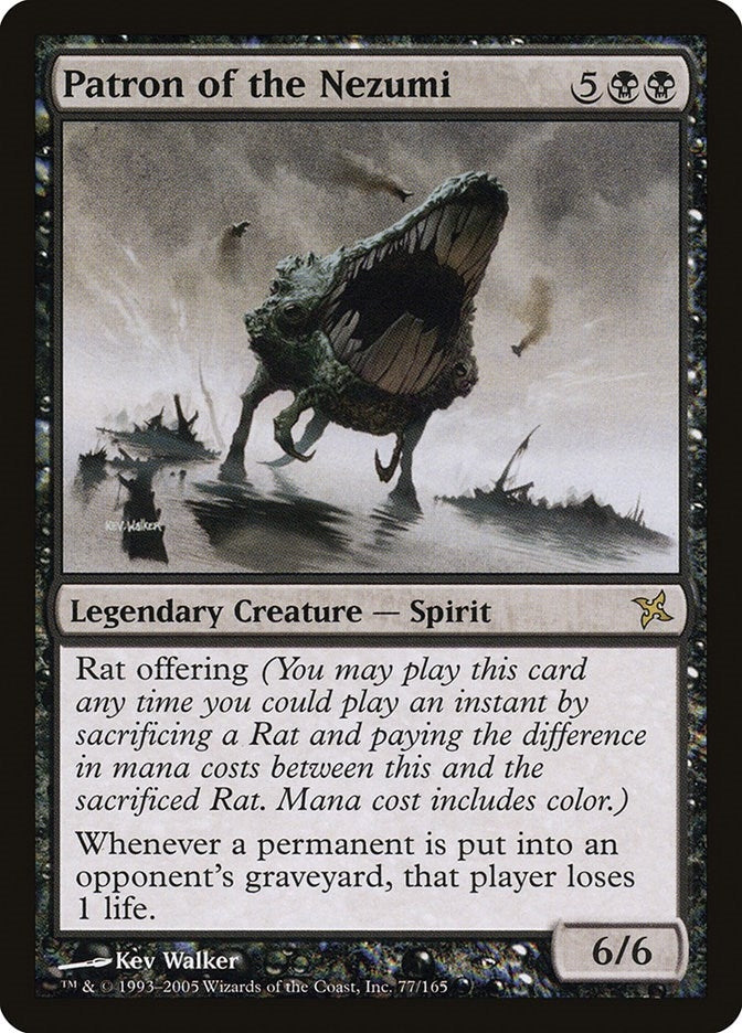 Image for Patron of the Nezumi (77) (Betrayers of Kamigawa) (BOK) - Magic: The Gathering