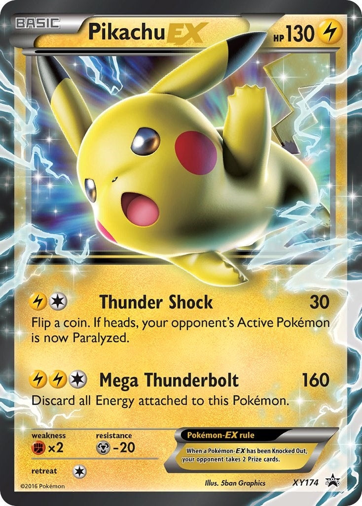 Pikachu EX - XY174 (XY174) (XY Promos)