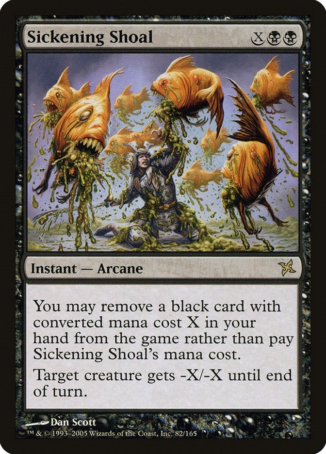 Image for Sickening Shoal (82) (Betrayers of Kamigawa) (BOK) - Magic: The Gathering