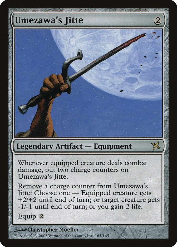 Image for Umezawa's Jitte (163) (Betrayers of Kamigawa) (BOK) - Magic: The Gathering