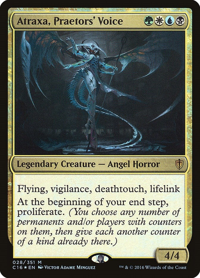 Image for Atraxa, Praetors' Voice (28) (Commander 2016) (C16) - Magic: The Gathering