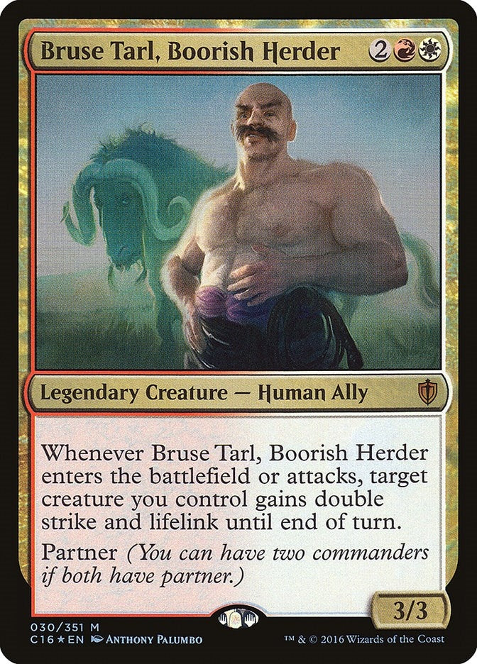 Image for Bruse Tarl, Boorish Herder (30) (Commander 2016) (C16) - Magic: The Gathering