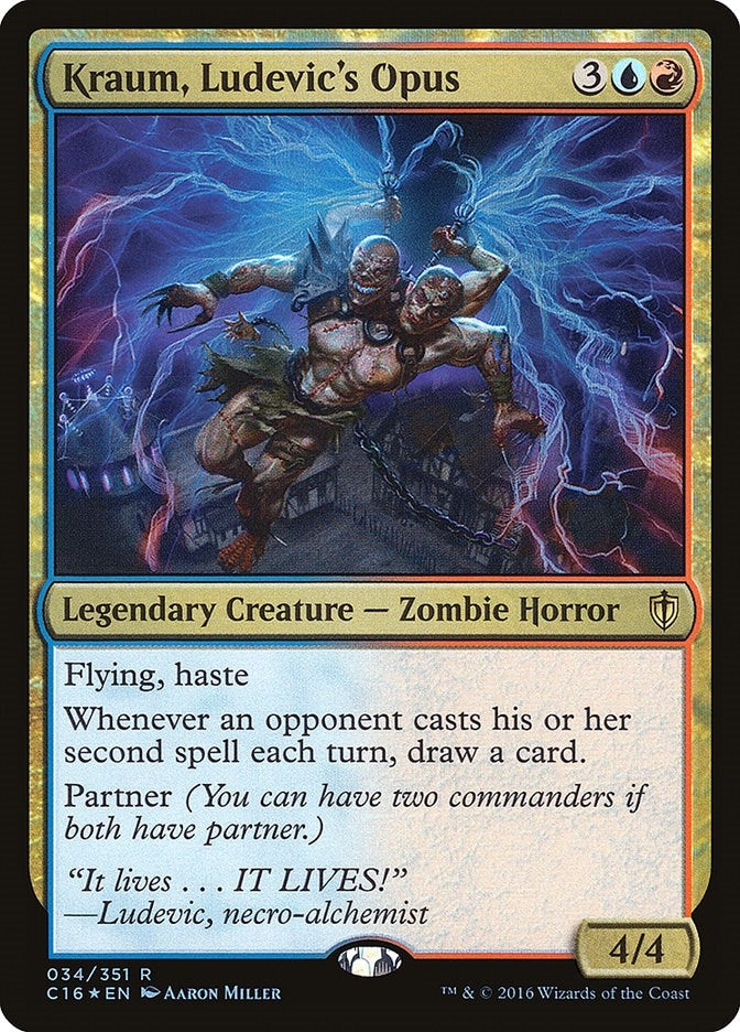 Image for Kraum, Ludevic's Opus (34) (Commander 2016) (C16) - Magic: The Gathering