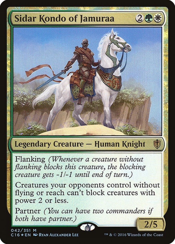 Image for Sidar Kondo of Jamuraa (42) (Commander 2016) (C16) - Magic: The Gathering