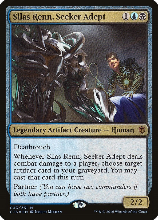 Image for Silas Renn, Seeker Adept (43) (Commander 2016) (C16) - Magic: The Gathering