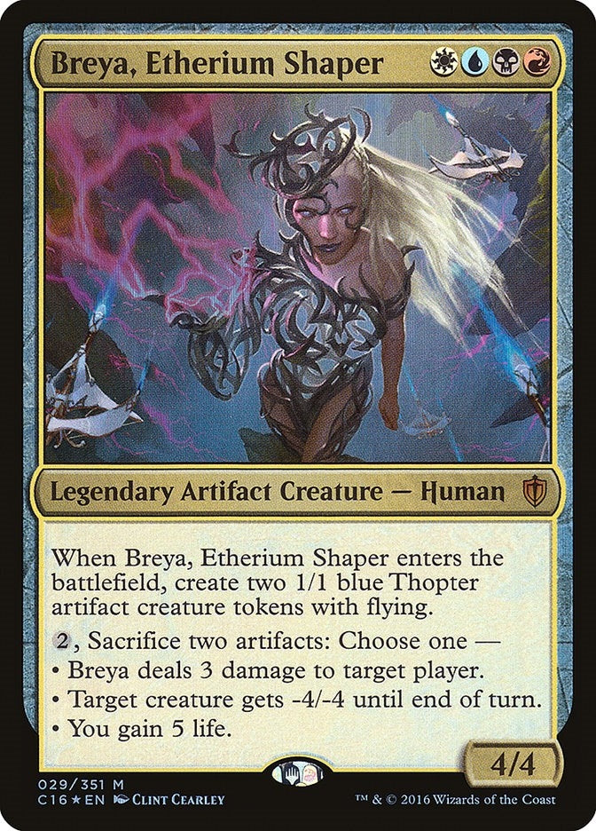 Image for Breya, Etherium Shaper (29) (Commander 2016) (C16) - Magic: The Gathering