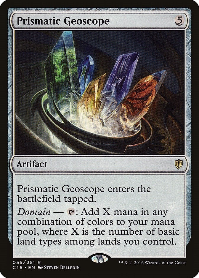 Image for Prismatic Geoscope (55) (Commander 2016) (C16) - Magic: The Gathering