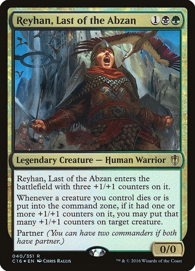 Image for Reyhan, Last of the Abzan (40) (Commander 2016) (C16) - Magic: The Gathering