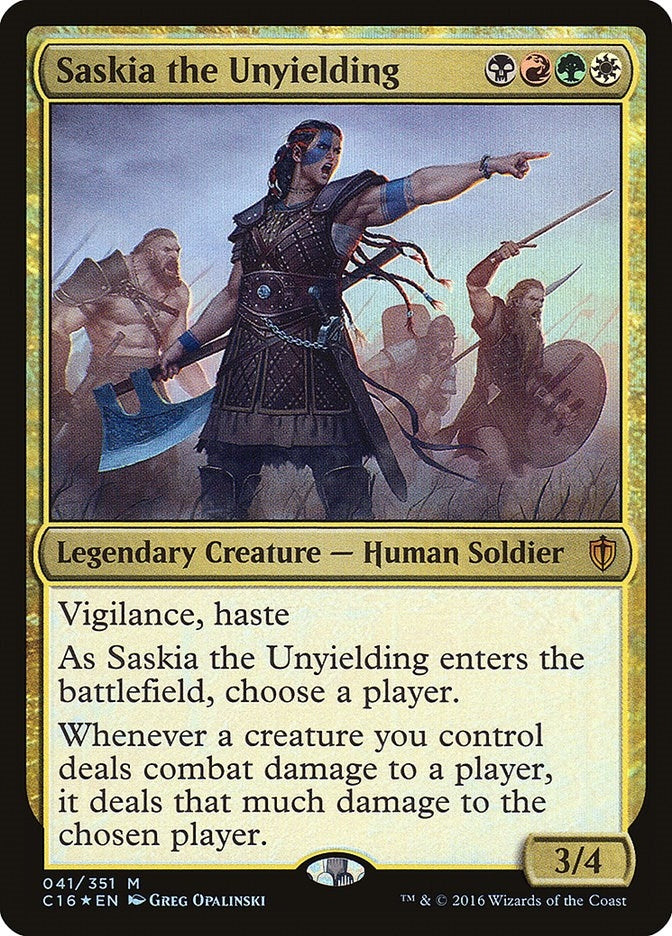 Image for Saskia the Unyielding (41) (Commander 2016) (C16) - Magic: The Gathering