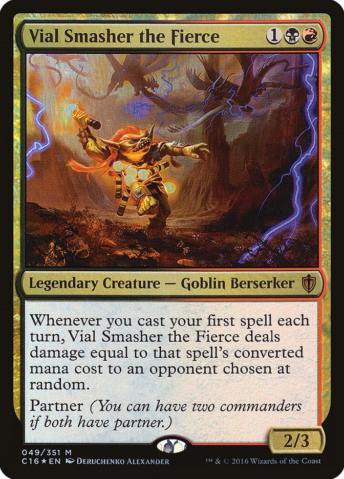 Image for Vial Smasher the Fierce (49) (Commander 2016) (C16) - Magic: The Gathering