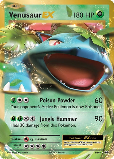 Image for Venusaur EX (1/108) (XY - Evolutions) (EVO) - Pokemon