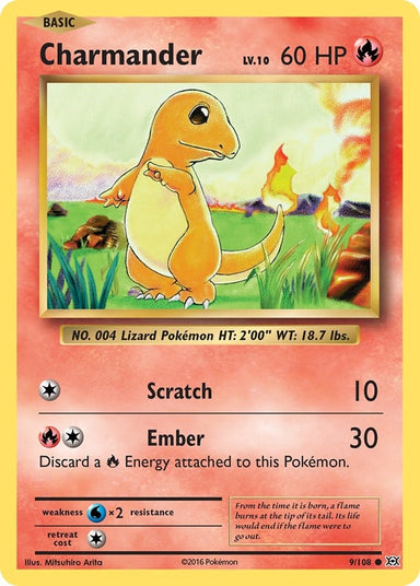 Image for Charmander (9/108) (XY - Evolutions) (EVO) - Pokemon