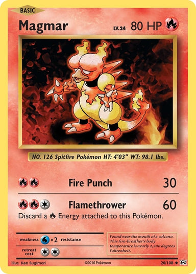 Image for Magmar (20/108) (XY - Evolutions) (EVO) - Pokemon