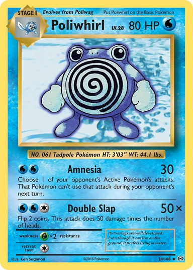 Image for Poliwhirl (24/108) (XY - Evolutions) (EVO) - Pokemon