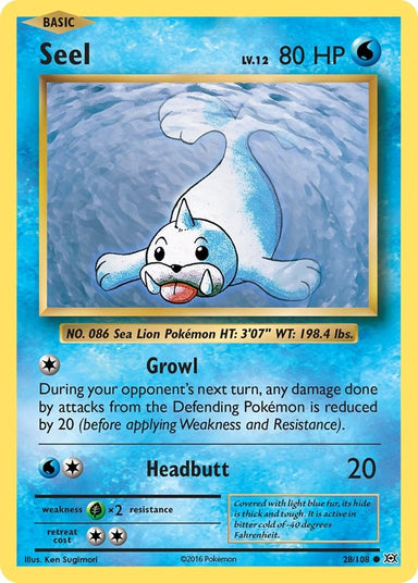 Image for Seel (28/108) (XY - Evolutions) (EVO) - Pokemon
