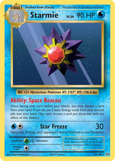 Image for Starmie (31/108) (XY - Evolutions) (EVO) - Pokemon