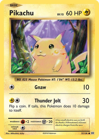 Image for Pikachu (35/108) (XY - Evolutions) (EVO) - Pokemon