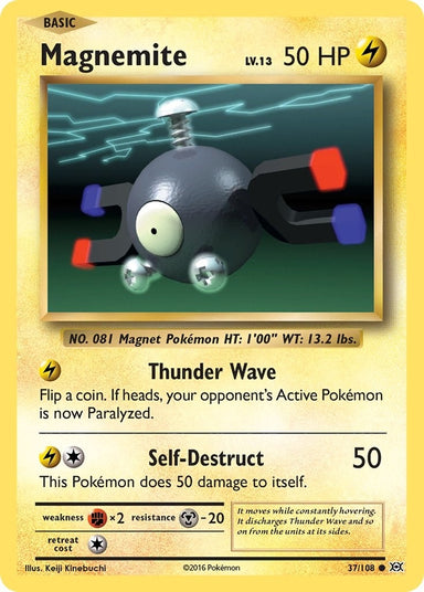 Image for Magnemite (37/108) (XY - Evolutions) (EVO) - Pokemon