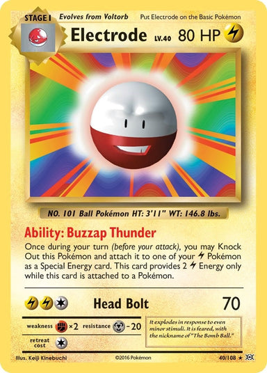 Image for Electrode (40/108) (XY - Evolutions) (EVO) - Pokemon