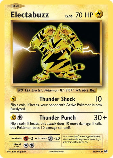 Image for Electabuzz (41/108) (XY - Evolutions) (EVO) - Pokemon