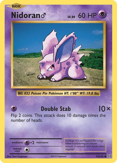 Image for Nidoran M (43/108) (XY - Evolutions) (EVO) - Pokemon