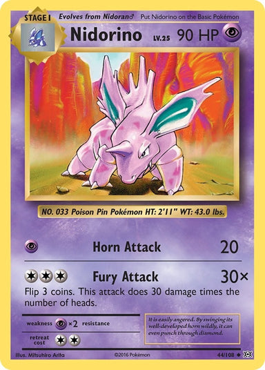 Image for Nidorino (44/108) (XY - Evolutions) (EVO) - Pokemon