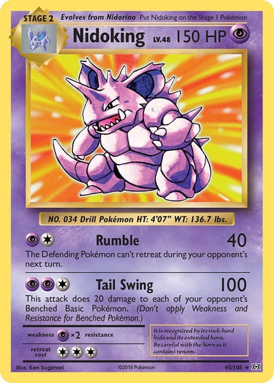 Image for Nidoking (45/108) (XY - Evolutions) (EVO) - Pokemon