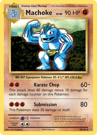 Image for Machoke (58/108) (XY - Evolutions) (EVO) - Pokemon