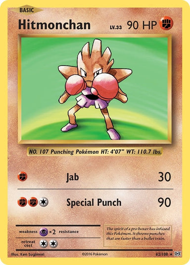 Image for Hitmonchan (62/108) (XY - Evolutions) (EVO) - Pokemon