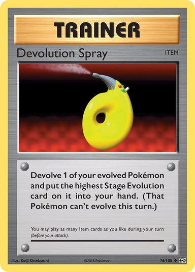 Image for Devolution Spray (76/108) (XY - Evolutions) (EVO) - Pokemon
