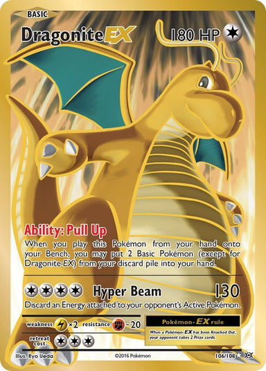 Image for Dragonite EX (Full Art) (106/108) (XY - Evolutions) (EVO) - Pokemon