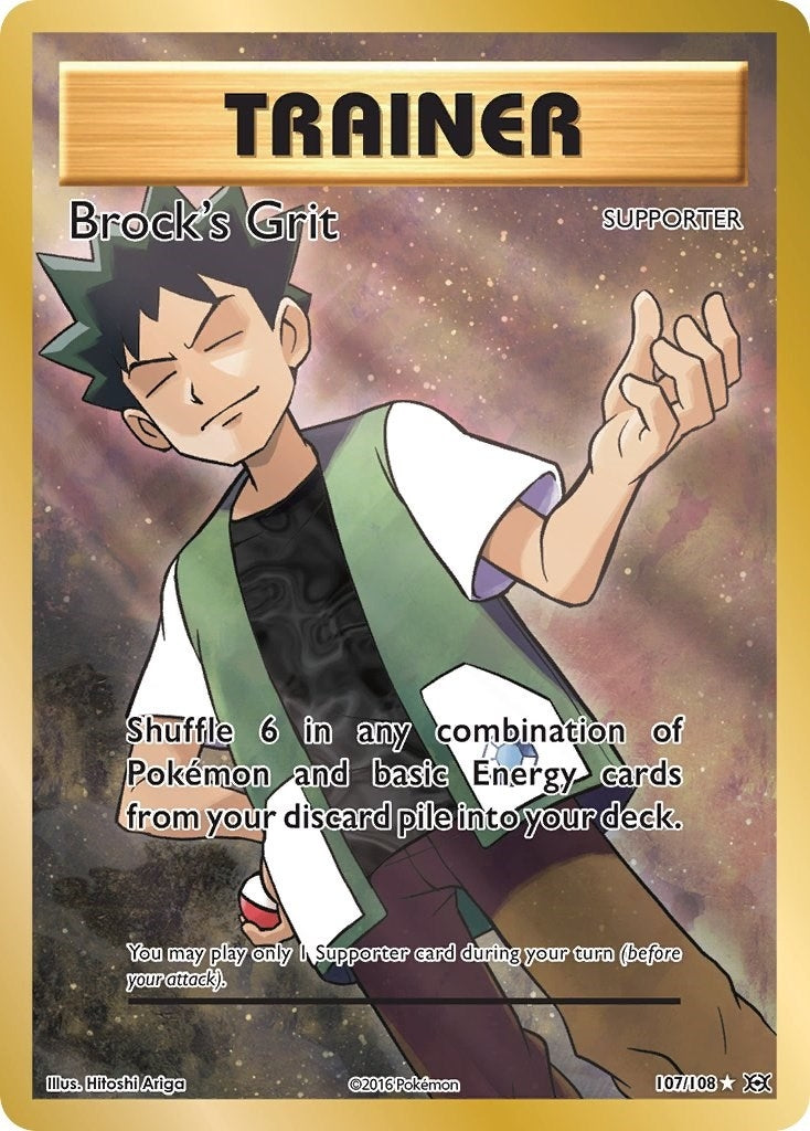 Image for Brock's Grit (Full Art) (107/108) (XY - Evolutions) (EVO) - Pokemon