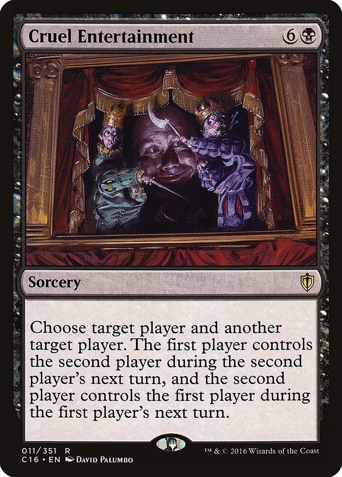 Image for Cruel Entertainment (11) (Commander 2016) (C16) - Magic: The Gathering