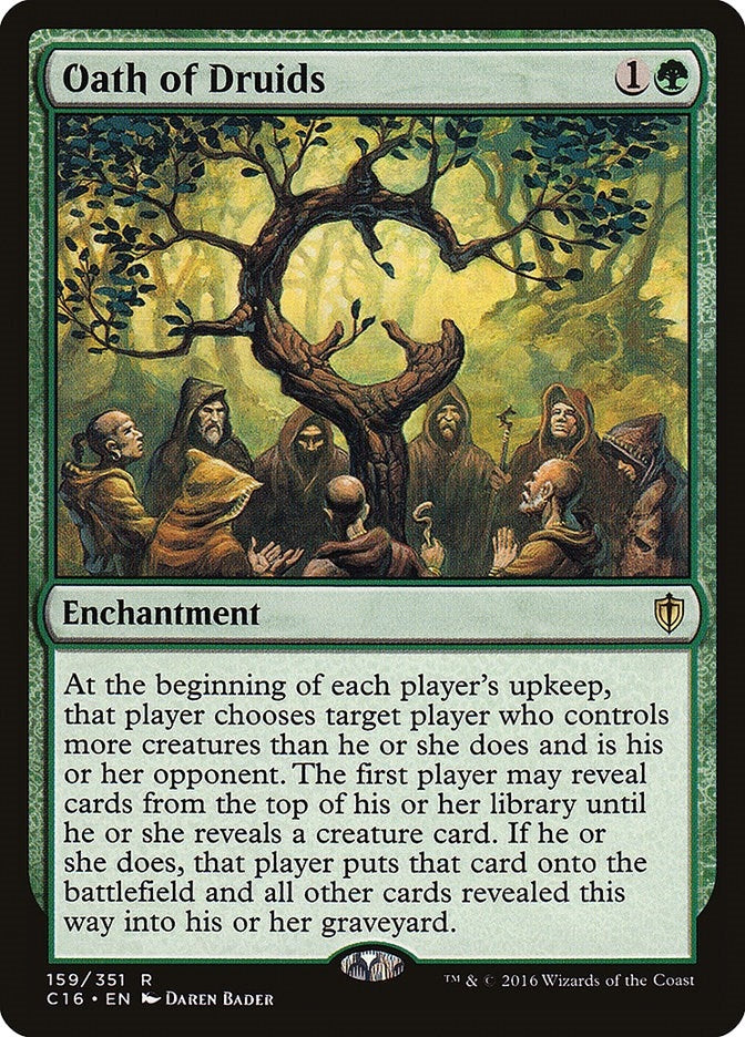 Image for Oath of Druids (159) (Commander 2016) (C16) - Magic: The Gathering