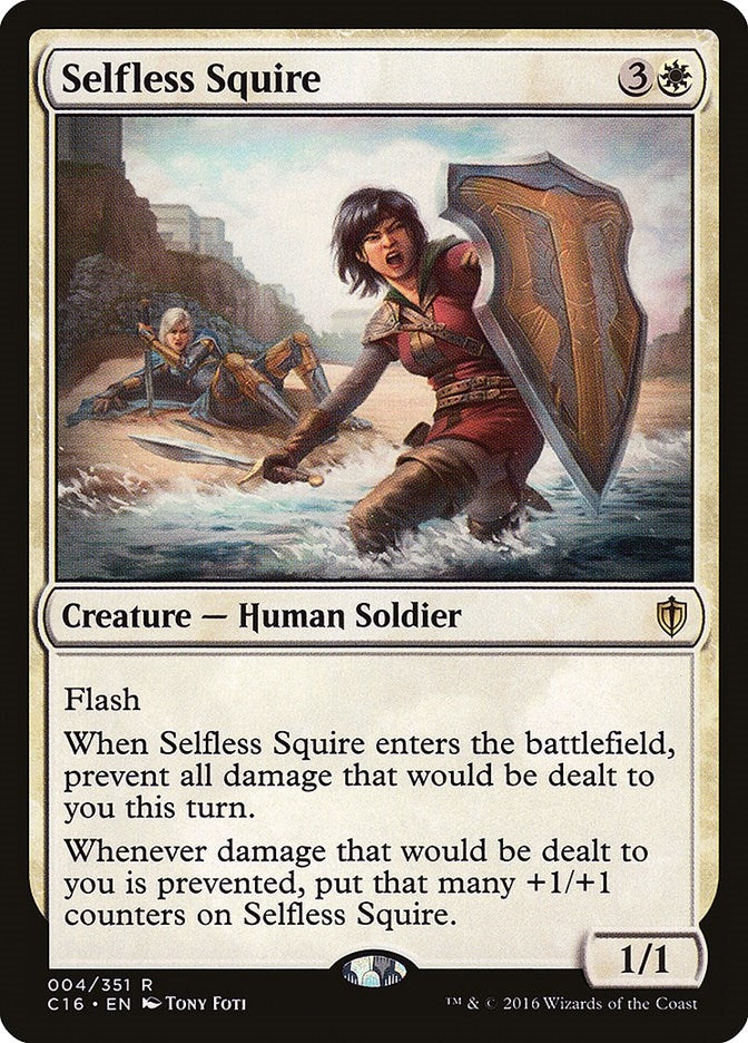 Image for Selfless Squire (4) (Commander 2016) (C16) - Magic: The Gathering
