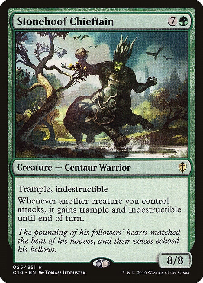 Image for Stonehoof Chieftain (25) (Commander 2016) (C16) - Magic: The Gathering