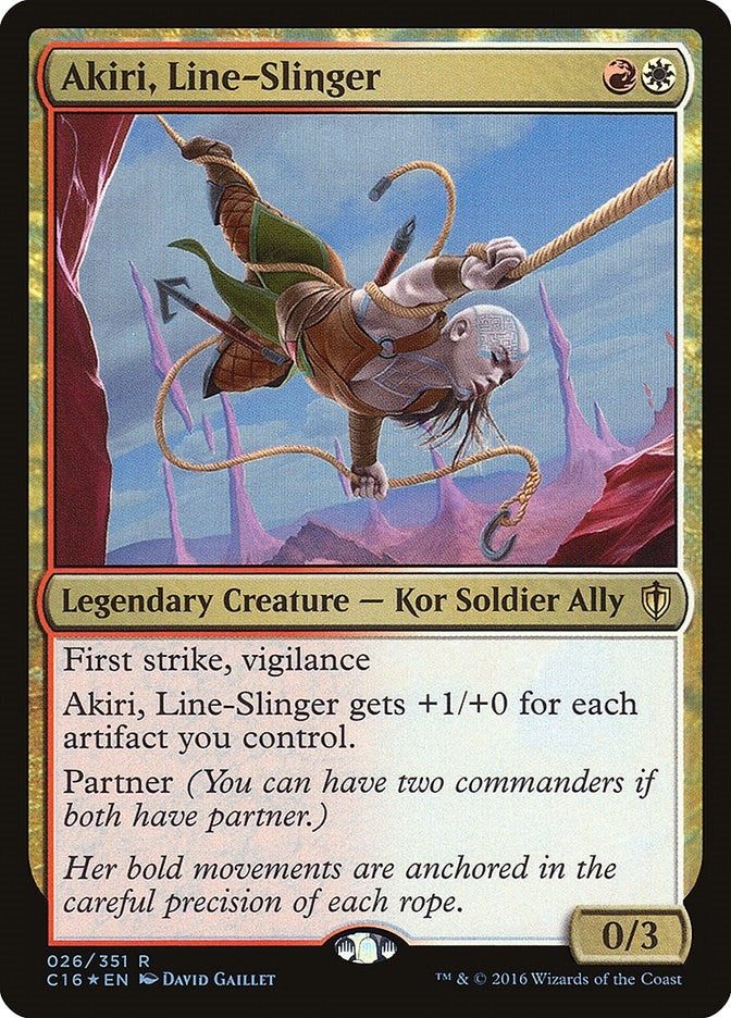 Image for Akiri, Line-Slinger (26) (Commander 2016) (C16) - Magic: The Gathering