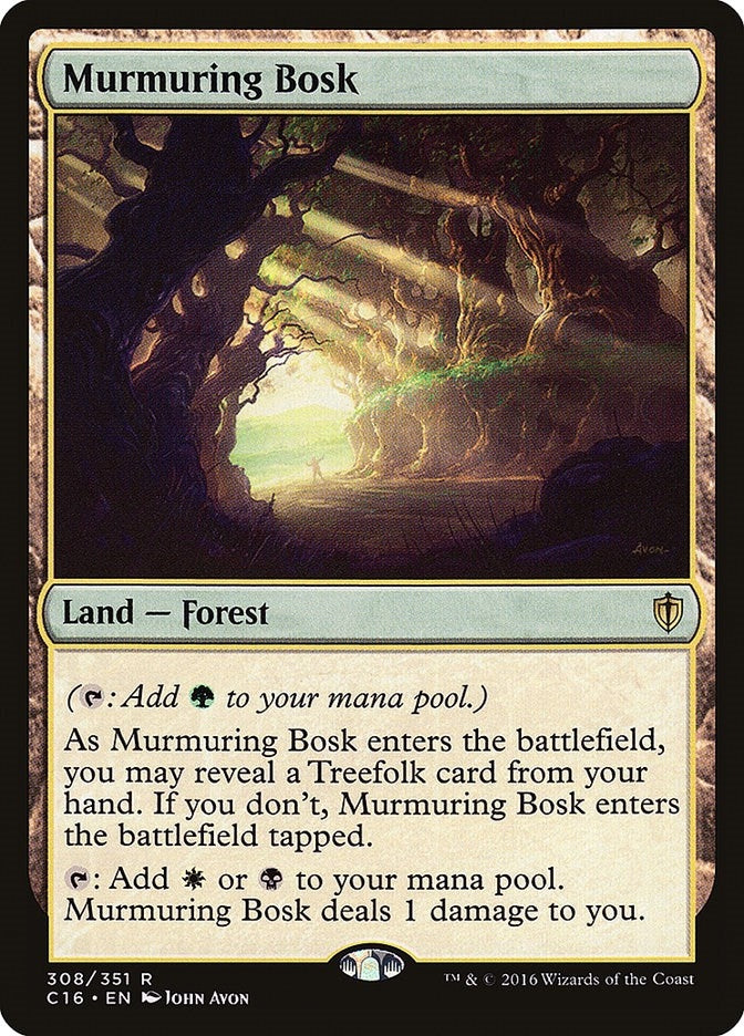 Image for Murmuring Bosk (308) (Commander 2016) (C16) - Magic: The Gathering