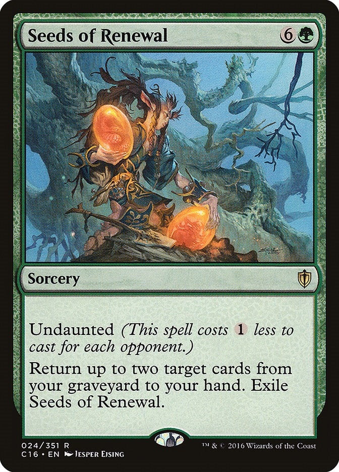 Image for Seeds of Renewal (24) (Commander 2016) (C16) - Magic: The Gathering
