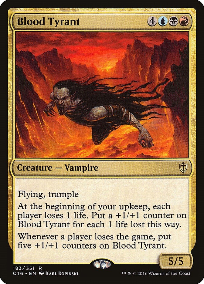 Image for Blood Tyrant (183) (Commander 2016) (C16) - Magic: The Gathering