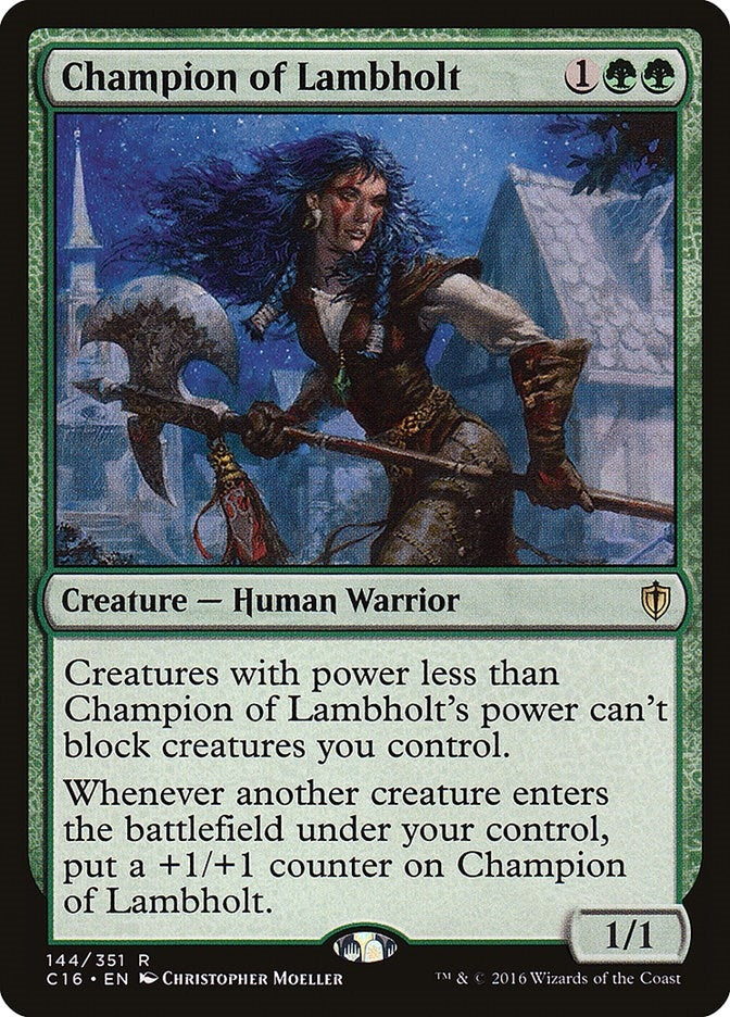 Image for Champion of Lambholt (144) (Commander 2016) (C16) - Magic: The Gathering