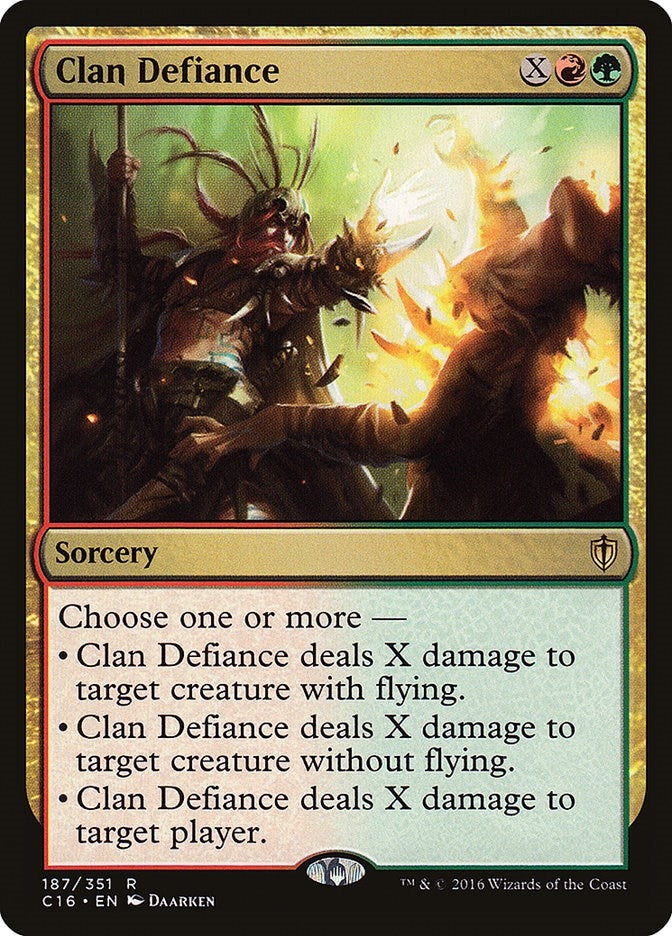 Image for Clan Defiance (187) (Commander 2016) (C16) - Magic: The Gathering