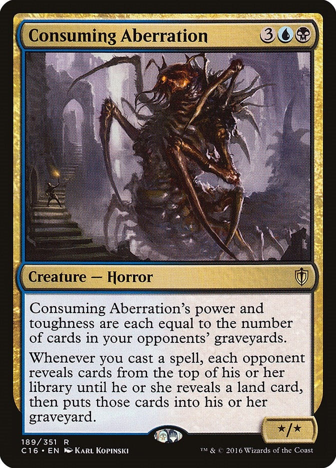 Image for Consuming Aberration (189) (Commander 2016) (C16) - Magic: The Gathering