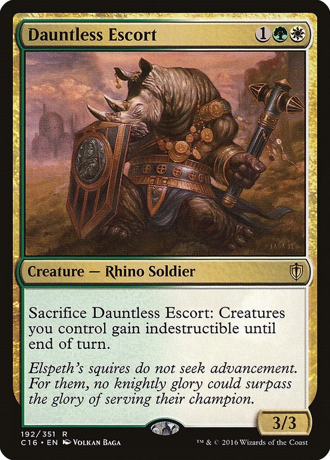 Image for Dauntless Escort (192) (Commander 2016) (C16) - Magic: The Gathering