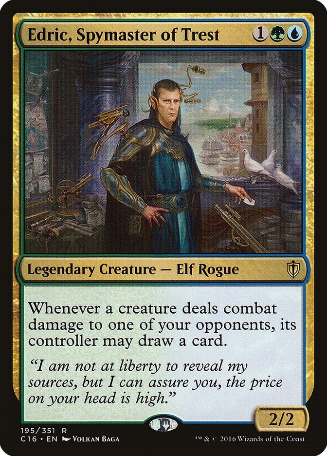 Image for Edric, Spymaster of Trest (195) (Commander 2016) (C16) - Magic: The Gathering