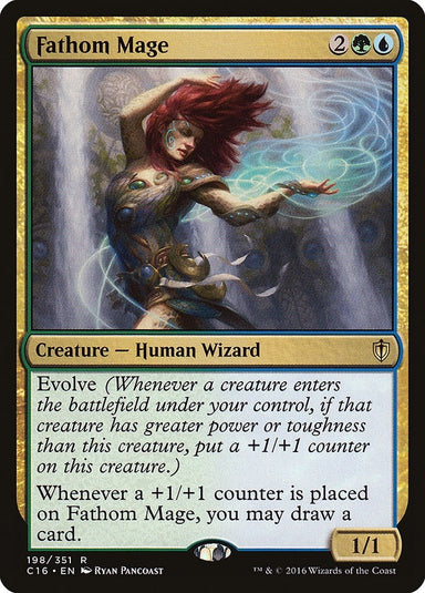 Image for Fathom Mage (198) (Commander 2016) (C16) - Magic: The Gathering