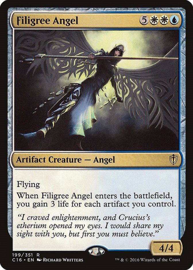 Image for Filigree Angel (199) (Commander 2016) (C16) - Magic: The Gathering