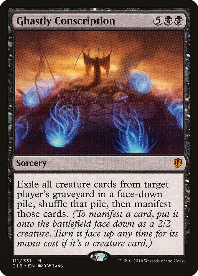 Image for Ghastly Conscription (111) (Commander 2016) (C16) - Magic: The Gathering