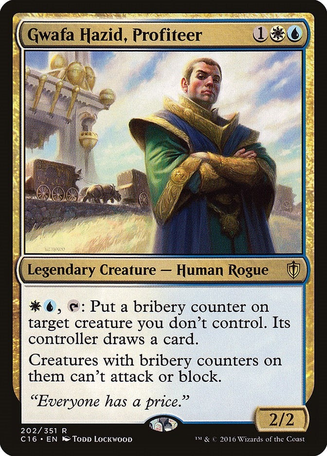 Image for Gwafa Hazid, Profiteer (202) (Commander 2016) (C16) - Magic: The Gathering
